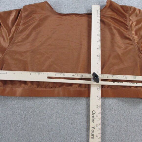 SKIMS Arm Shaper Top Womens 4X Brown Barely There Open Bust Top Plus NWOT - Picture 5 of 8
